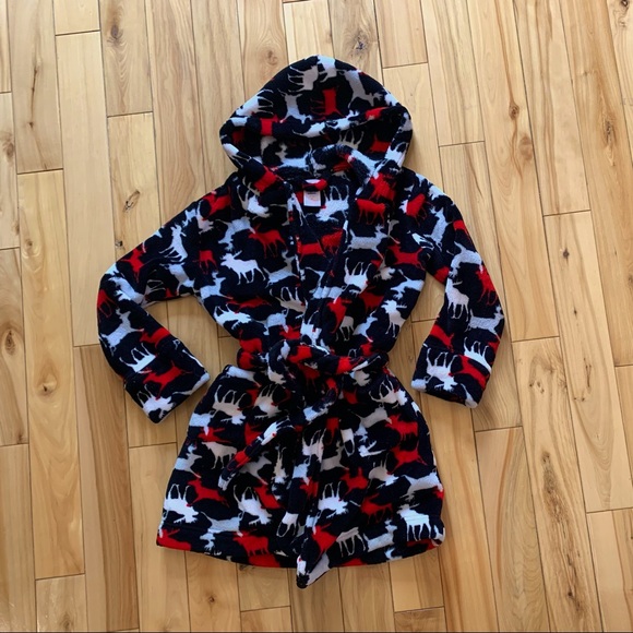 Boys Fleece Housecoat / Robe - Picture 1 of 6